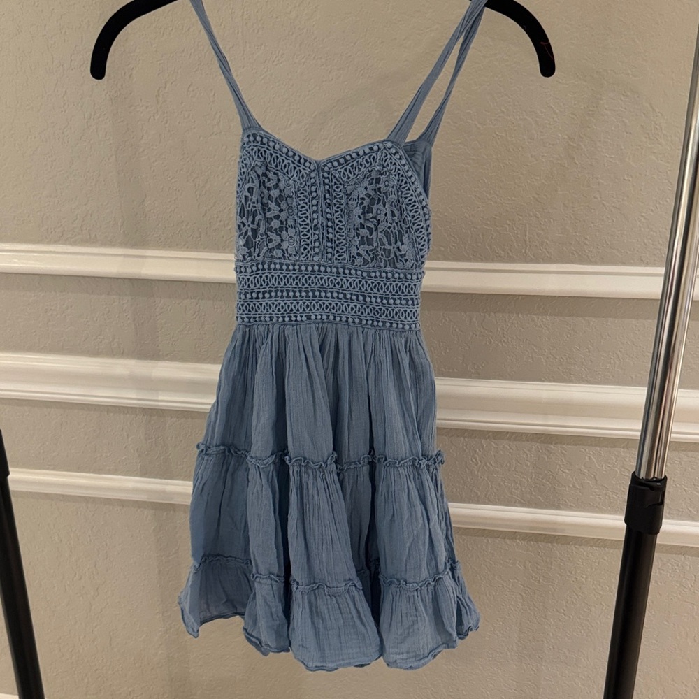 Rare Editions Blue Casual Kids Dress